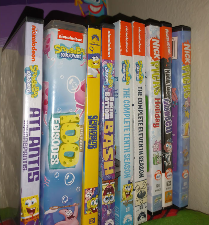 My Spongebob DVD Collection So Far