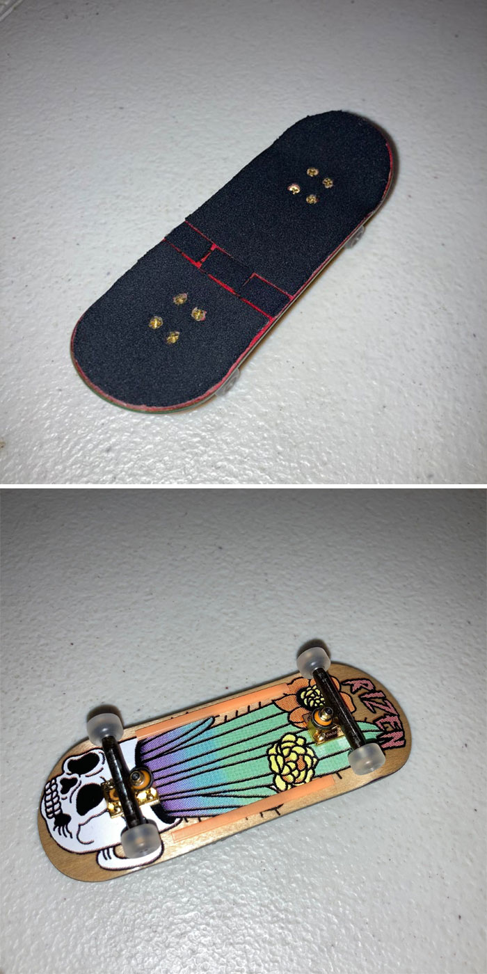 Got Myself A Birthday Present. My First Ever Pro Fingerboard After Years Of Tech Decks. This Feels Insane