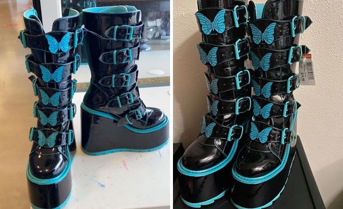 Hi Friends! Might Be A Weird For Some But Definitely Wonderful Find For Me! My Size Yru Boots Basically New And No Signs Of Wear, Found At Goodwill! Only $25. Had To Share Somewhere Hope You Enjoy