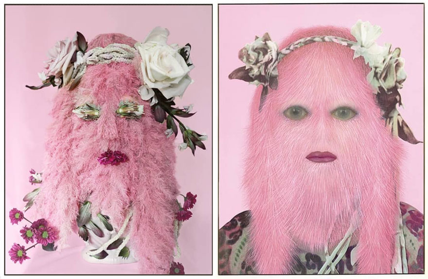 Artist Performs Floral Interpretations Of Great Works Of Art