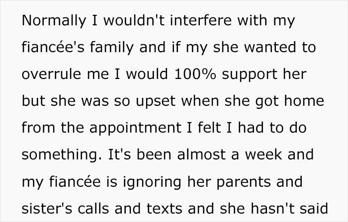Guy Uninvites Fiancée's Closest Family From The Wedding After They Make Her Wedding Dress Shopping All About Her Sister Guy Uninvites Fiancée's Closest Family From The Wedding After They Make Her Wedding Dress Shopping All About Her Sister
