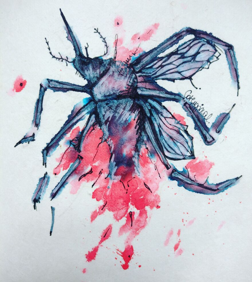 I Gave Myself An Extra Challenge For This Year's Inktober...