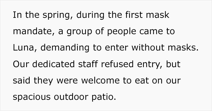 Restaurant Finds This Anti-Masker's 1-Star Review So Ridiculous That They Put It On A T-Shirt And People Are Loving It Restaurant Finds This Anti-Masker's 1-Star Review So Ridiculous That They Put It On A T-Shirt And People Are Loving It