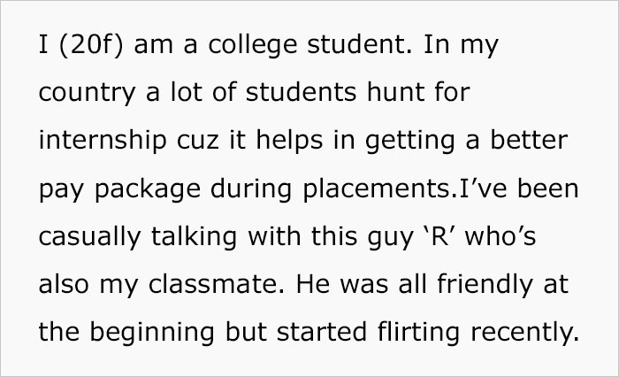 This Student Asks People Online If She Ruined Her Classmate's Career By Reporting Him For His Aggressive Behavior