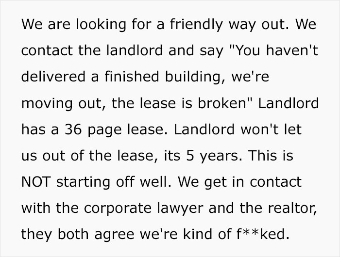 Folks Online Are Applauding This IT Guy Who Helped His Company Get Revenge On An Owner Who Refused To End A 5-Year Lease Of A Faulty Building Folks Online Are Applauding This IT Guy Who Helped His Company Get Revenge On An Owner Who Refused To End A 5-Year Lease Of A Faulty Building