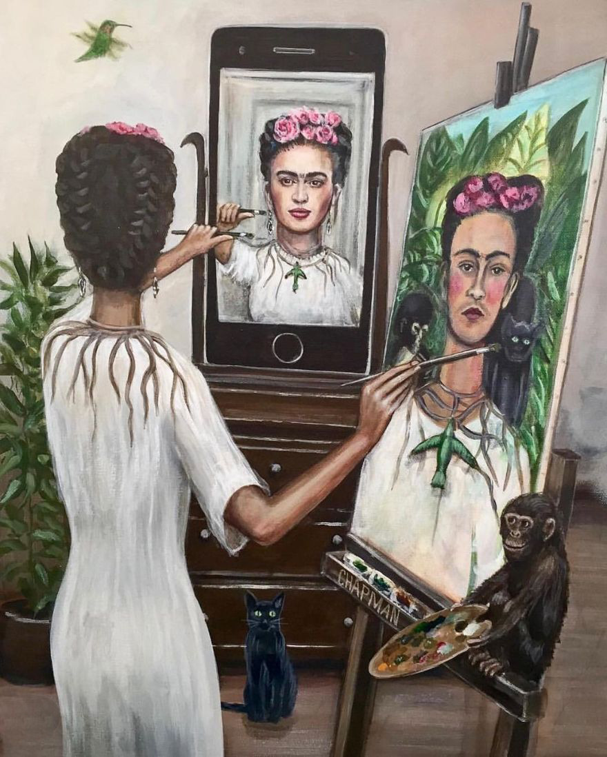 Artist Does Trolling Pop Culture Characters In His Paintings