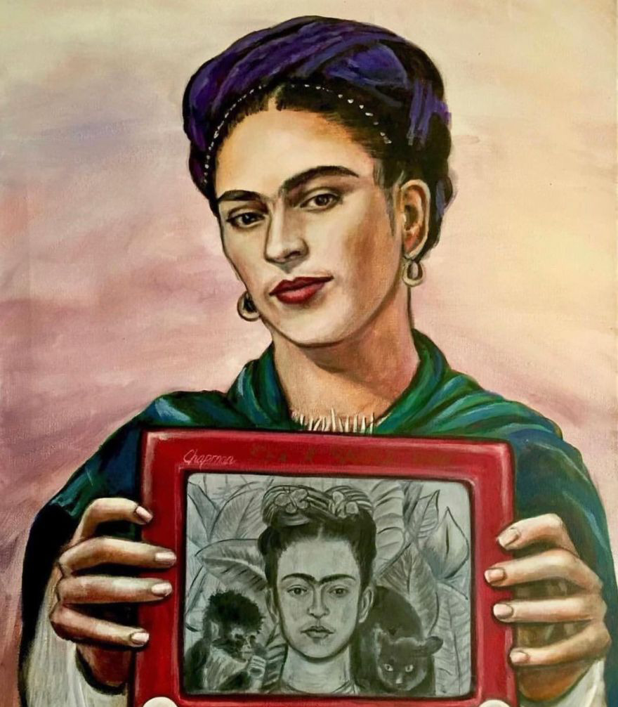 Artist Does Trolling Pop Culture Characters In His Paintings