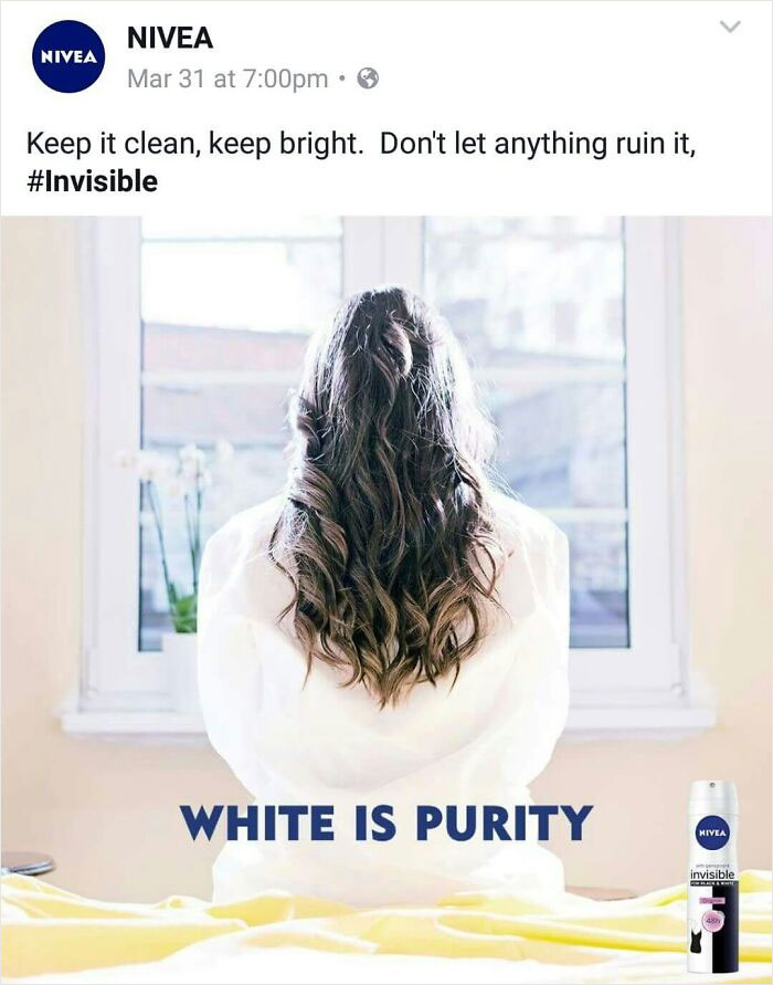 Nivea's Now Deleted Facebook Post Was Quite Popular With The Alt Right