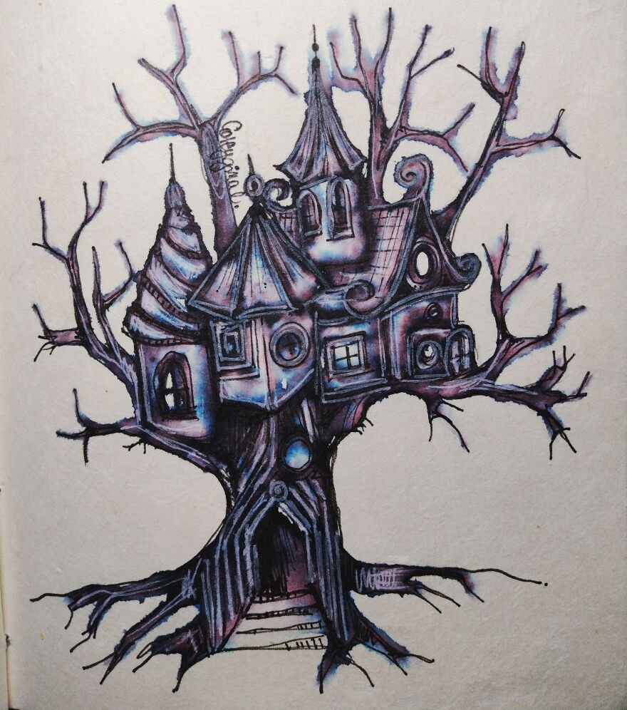 I Gave Myself An Extra Challenge For This Year's Inktober...