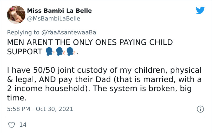 Educational Professional Shares Her Insights About Why Some Men Don’t Want To Pay Child Support And Many People On Twitter Believe It Makes Sense Educational Professional Shares Her Insights About Why Some Men Don’t Want To Pay Child Support And Many People On Twitter Believe It Makes Sense