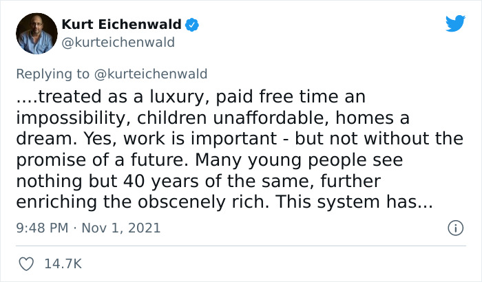 Author Explains Why So Many Young People Resign From Their Jobs And His Twitter Thread Goes Viral Author Explains Why So Many Young People Resign From Their Jobs And His Twitter Thread Goes Viral