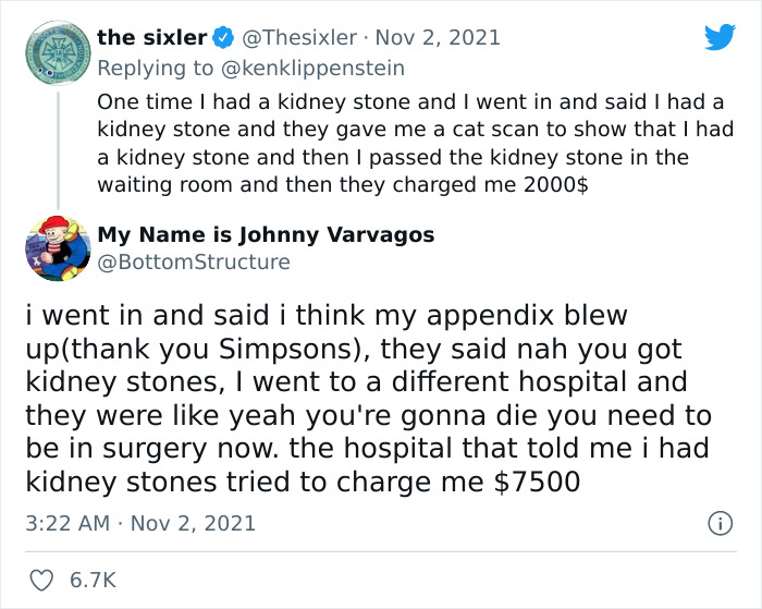 A Woman Gets Charged $700 For Coming To An ER And Sitting There For 7 Hours But Not Getting Any Treatment, Others Share Similar Stories