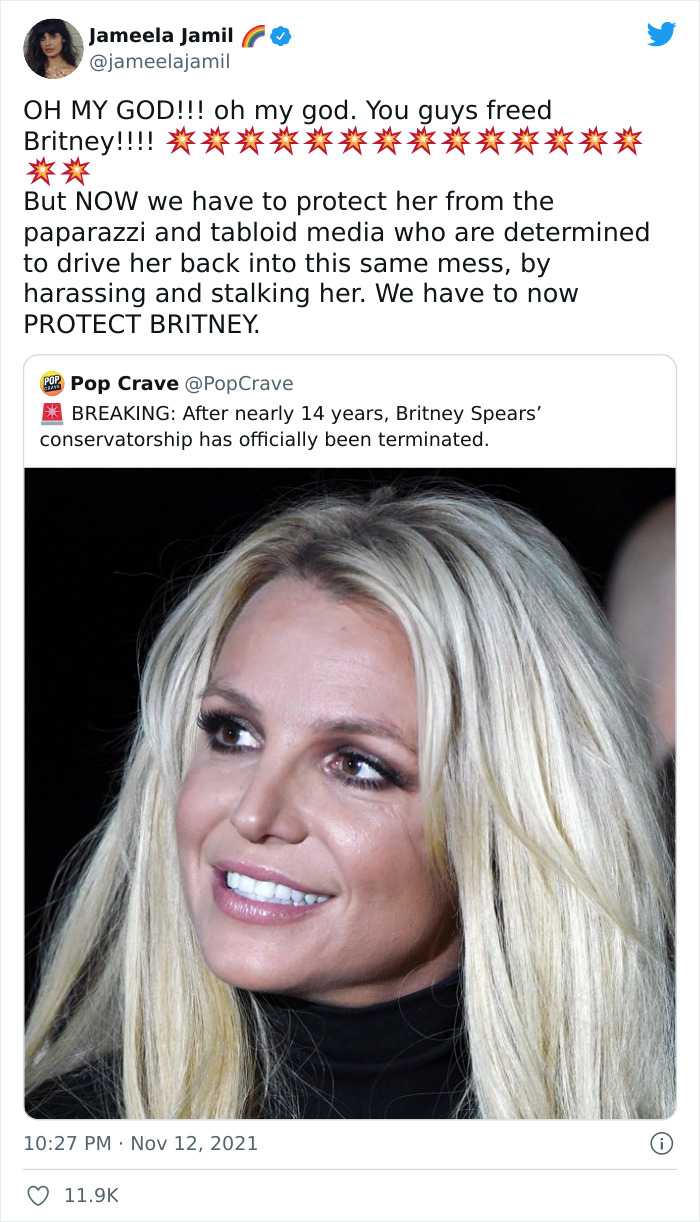 Britney Spears Is Finally Free From Her Conservatorship And Here Are 22 Reactions From The Internet Britney Spears Is Finally Free From Her Conservatorship And Here Are 22 Reactions From The Internet