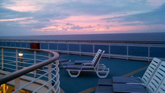 Sunset On The Grand Princess Enroute To Hawaii. So Pretty There.