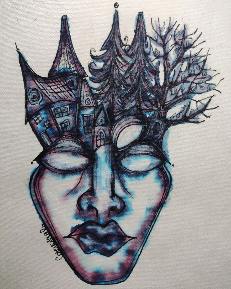 I Gave Myself An Extra Challenge For This Year's Inktober...