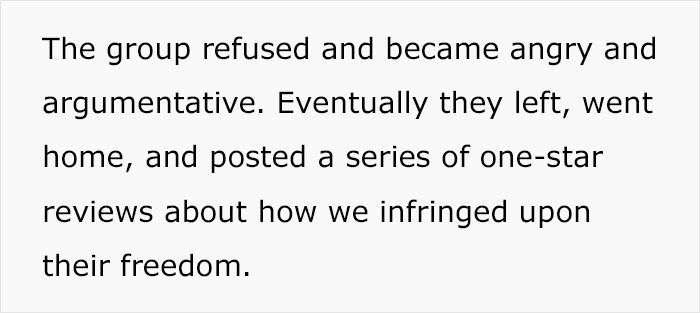 Restaurant Finds This Anti-Masker's 1-Star Review So Ridiculous That They Put It On A T-Shirt And People Are Loving It Restaurant Finds This Anti-Masker's 1-Star Review So Ridiculous That They Put It On A T-Shirt And People Are Loving It