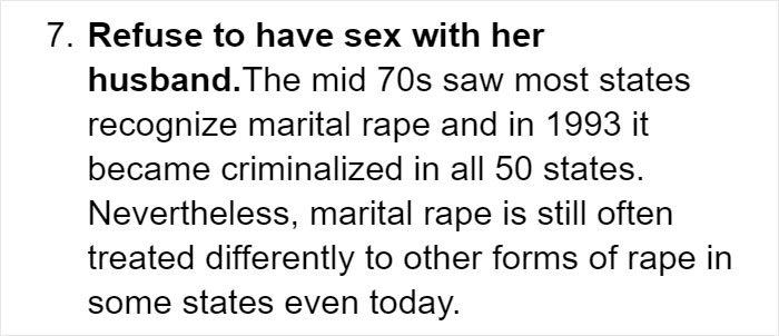 “People Now Do Not Realize What It Was Like Then”: Tumblr User Lists What Things Weren't Legal For Women In The 1960s