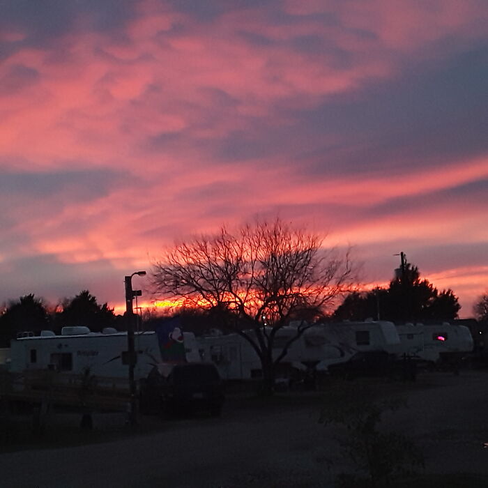 Sunset In My Neighborhood East Texas