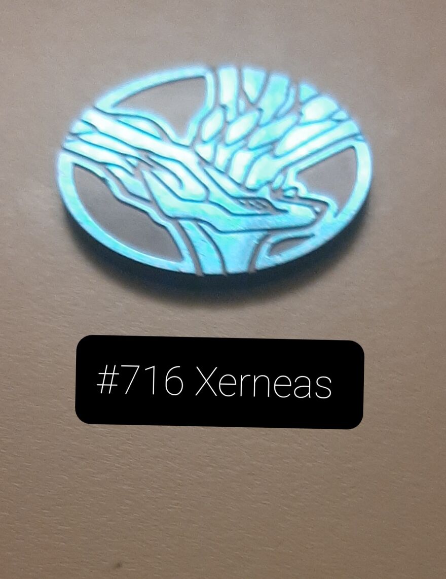 I Took Pictures Of 19 Unique Pokemon Coins That Were Reflected By The Light