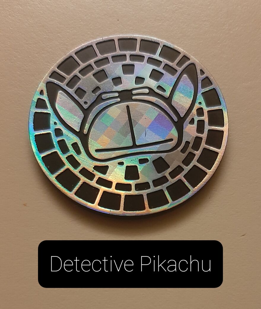 I Took Pictures Of 19 Unique Pokemon Coins That Were Reflected By The Light