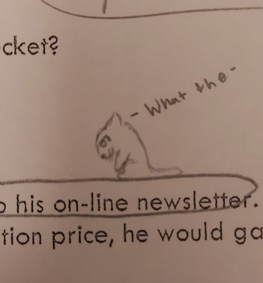 Depressed Cats: The Thing I Doodle