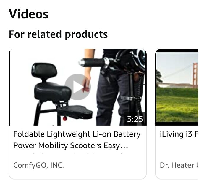 This Comfygo Mobility Scooter Video Thumbnail: