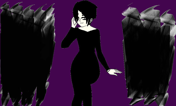 This Is Duo, My Goth Lgbtqia+ Boy. Probably Not The Best Picture Of Him I've Ever Done