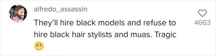 Black Top Model Redid Her Own Makeup And Hair 10 Minutes Before Walking The Runway Because The Makeup Artists Failed Black Top Model Redid Her Own Makeup And Hair 10 Minutes Before Walking The Runway Because The Makeup Artists Failed