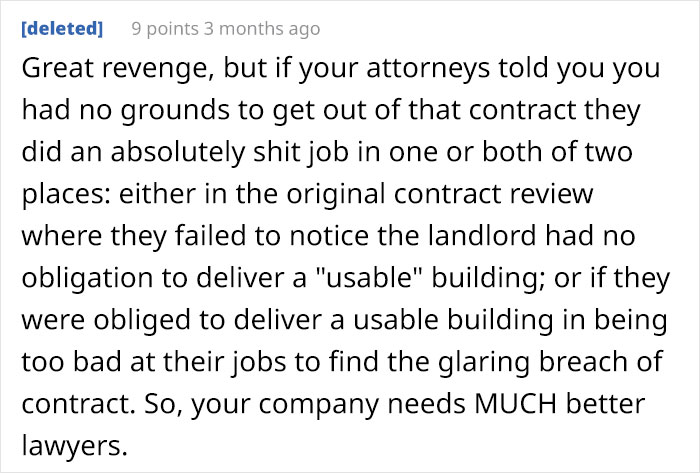 Company Searches For A Way Out Of A 5-Year Lease, Finds Out The Landlord Didn’t Have Permission From City To Even Have A Building Site
