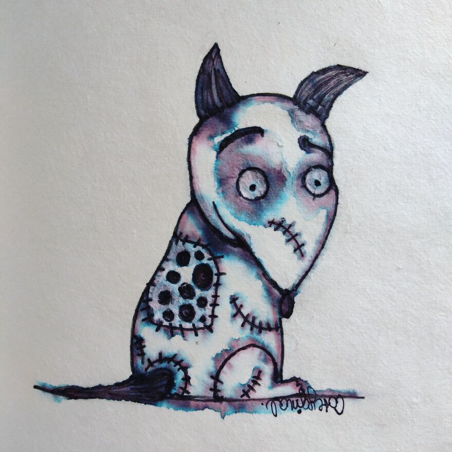 I Gave Myself An Extra Challenge For This Year's Inktober...