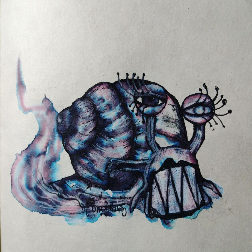 I Gave Myself An Extra Challenge For This Year's Inktober...