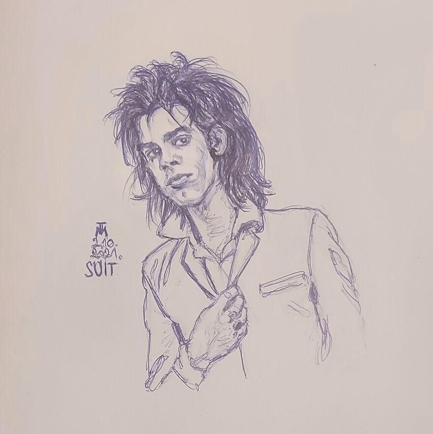 31 Drawings Inspired By Nick Cave For This Year's Inktober 31 Drawings Inspired By Nick Cave For This Year's Inktober