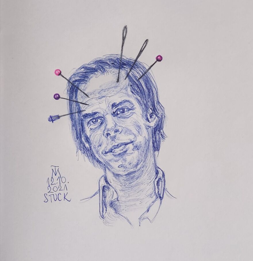 31 Drawings Inspired By Nick Cave For This Year's Inktober 31 Drawings Inspired By Nick Cave For This Year's Inktober