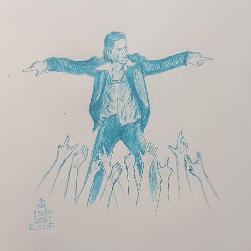 31 Drawings Inspired By Nick Cave For This Year's Inktober 31 Drawings Inspired By Nick Cave For This Year's Inktober