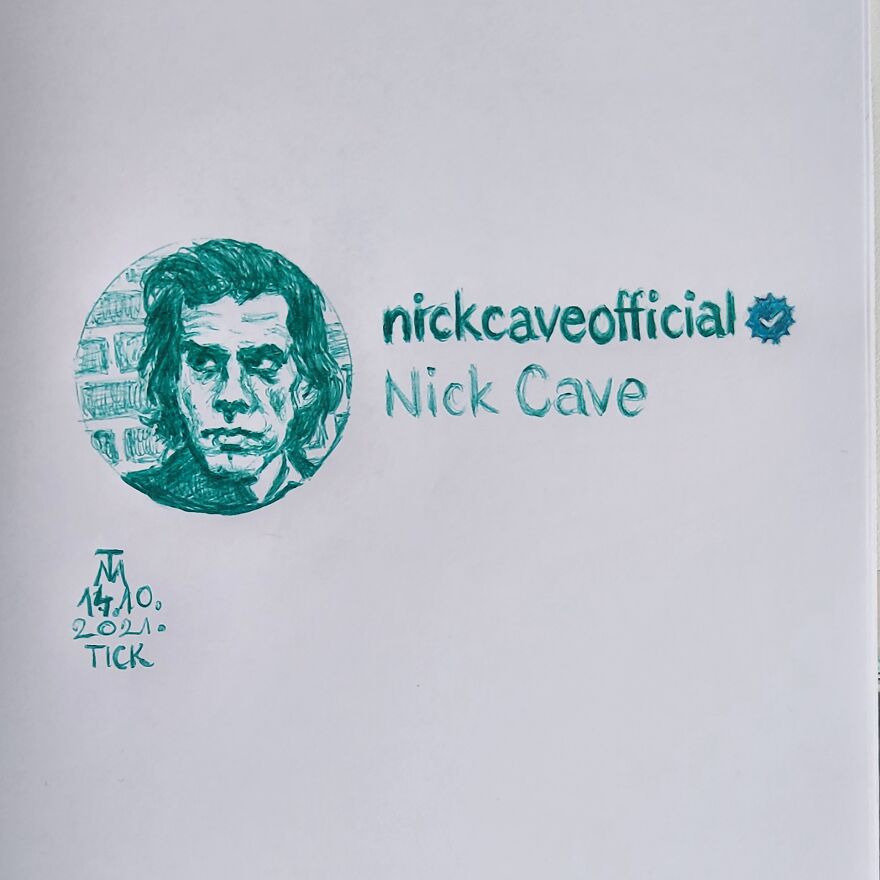 31 Drawings Inspired By Nick Cave For This Year's Inktober 31 Drawings Inspired By Nick Cave For This Year's Inktober
