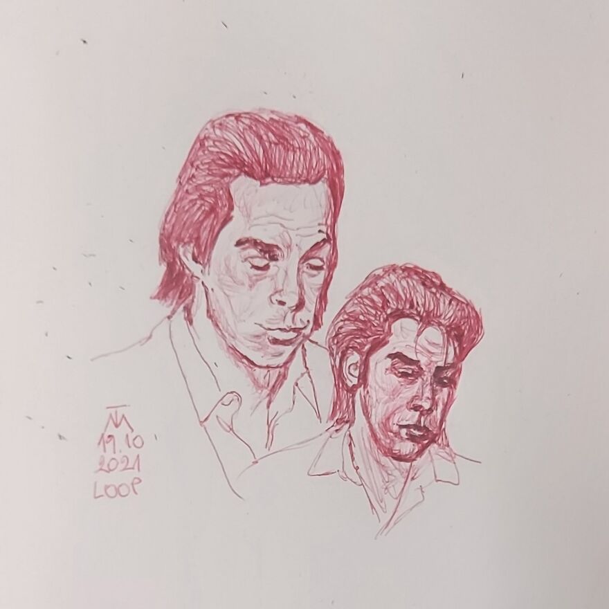 31 Drawings Inspired By Nick Cave For This Year's Inktober 31 Drawings Inspired By Nick Cave For This Year's Inktober