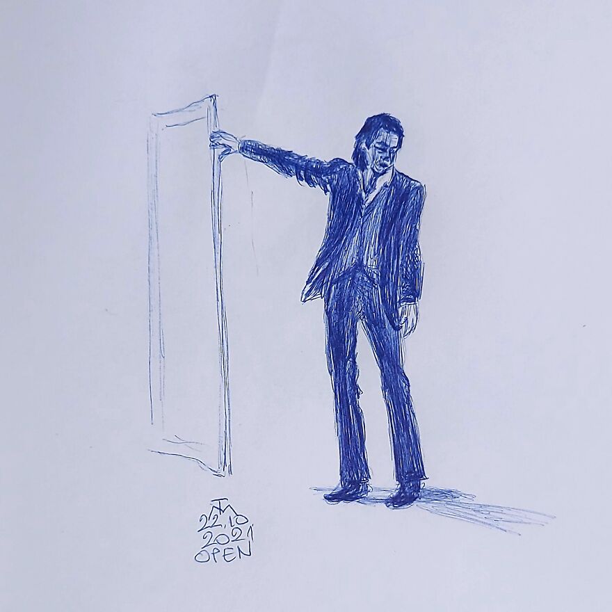 31 Drawings Inspired By Nick Cave For This Year's Inktober 31 Drawings Inspired By Nick Cave For This Year's Inktober