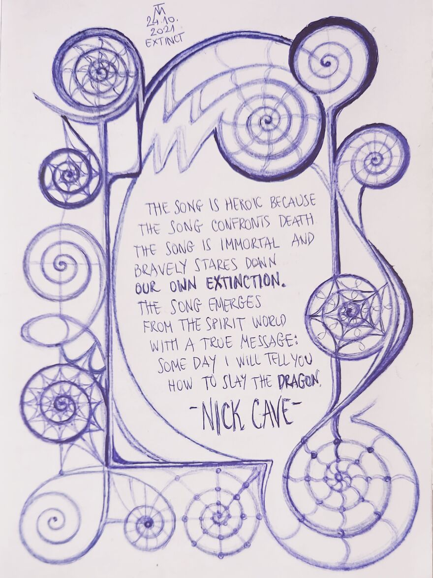 31 Drawings Inspired By Nick Cave For This Year's Inktober 31 Drawings Inspired By Nick Cave For This Year's Inktober