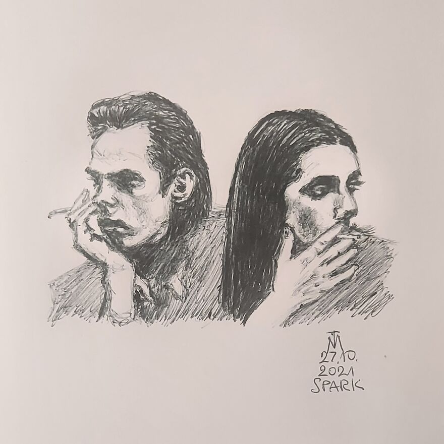 31 Drawings Inspired By Nick Cave For This Year's Inktober 31 Drawings Inspired By Nick Cave For This Year's Inktober
