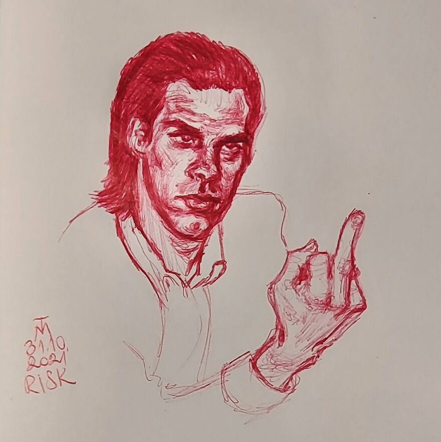 31 Drawings Inspired By Nick Cave For This Year's Inktober 31 Drawings Inspired By Nick Cave For This Year's Inktober