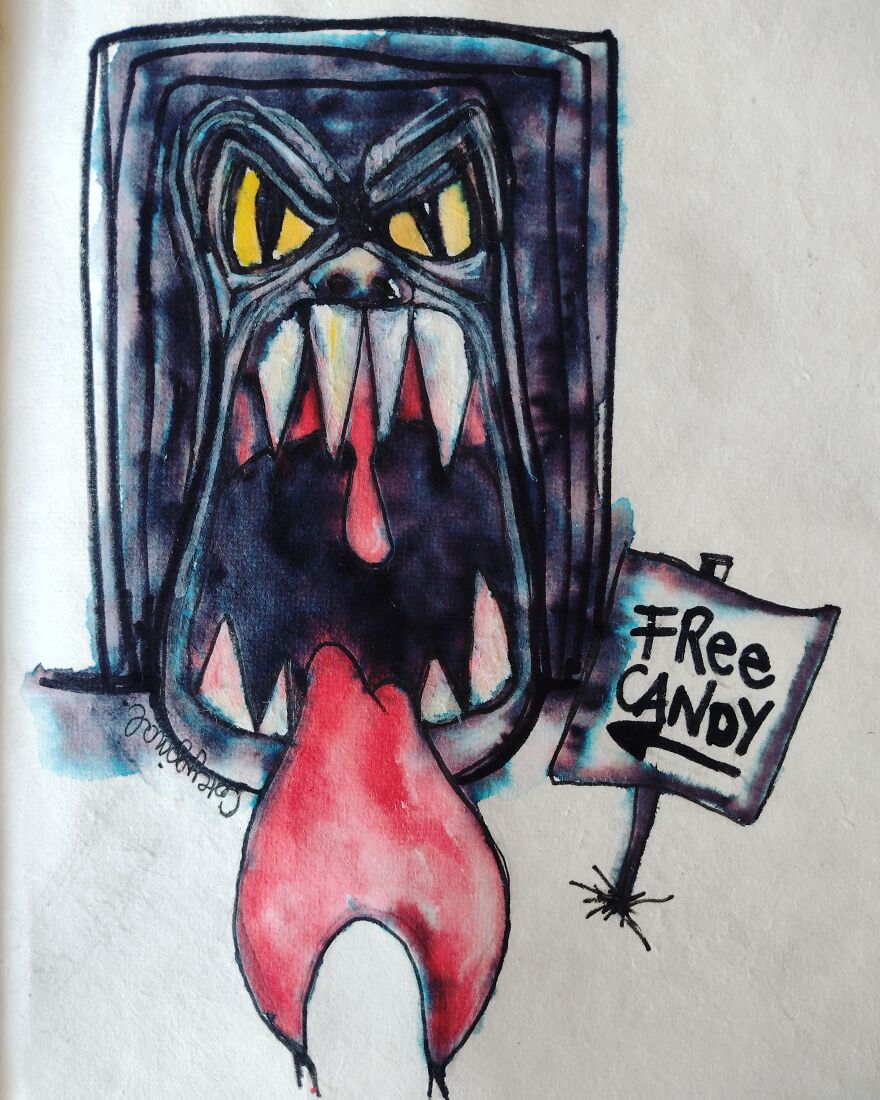 I Gave Myself An Extra Challenge For This Year's Inktober...