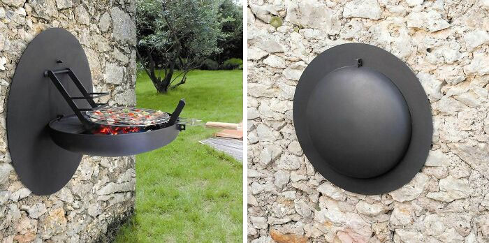 Fold-Out BBQ For Space Saving
