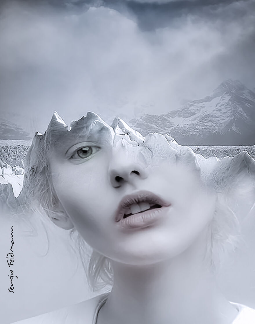 Mixing Nature And Faces