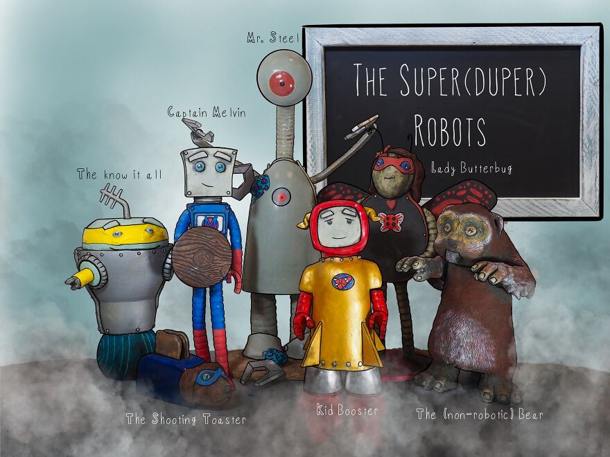 I Use My Ceramic Robot Sculptures To Tell Longer Narratives About Kindness, And What It Really Means To Be Super.