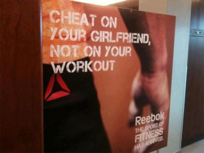 Bet This Went Over Real Well Reebok