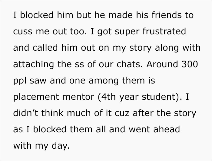 This Student Asks People Online If She Ruined Her Classmate's Career By Reporting Him For His Aggressive Behavior