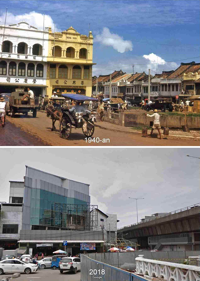 Jakarta's Chinatown 1940s vs. Now