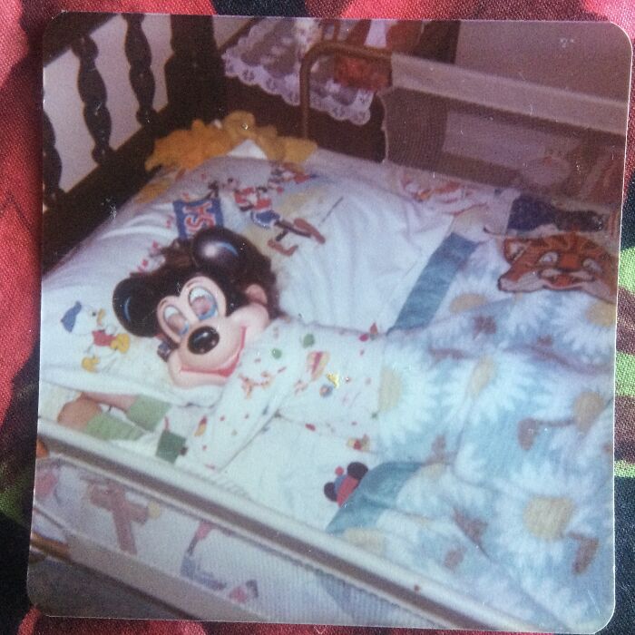 4 Year-Old Me (Big Disney Fan)! Winnie-The-Pooh Footed Pjs, Wdw Sippy Cup, Disney ‘76 Olympics Sheet Set..