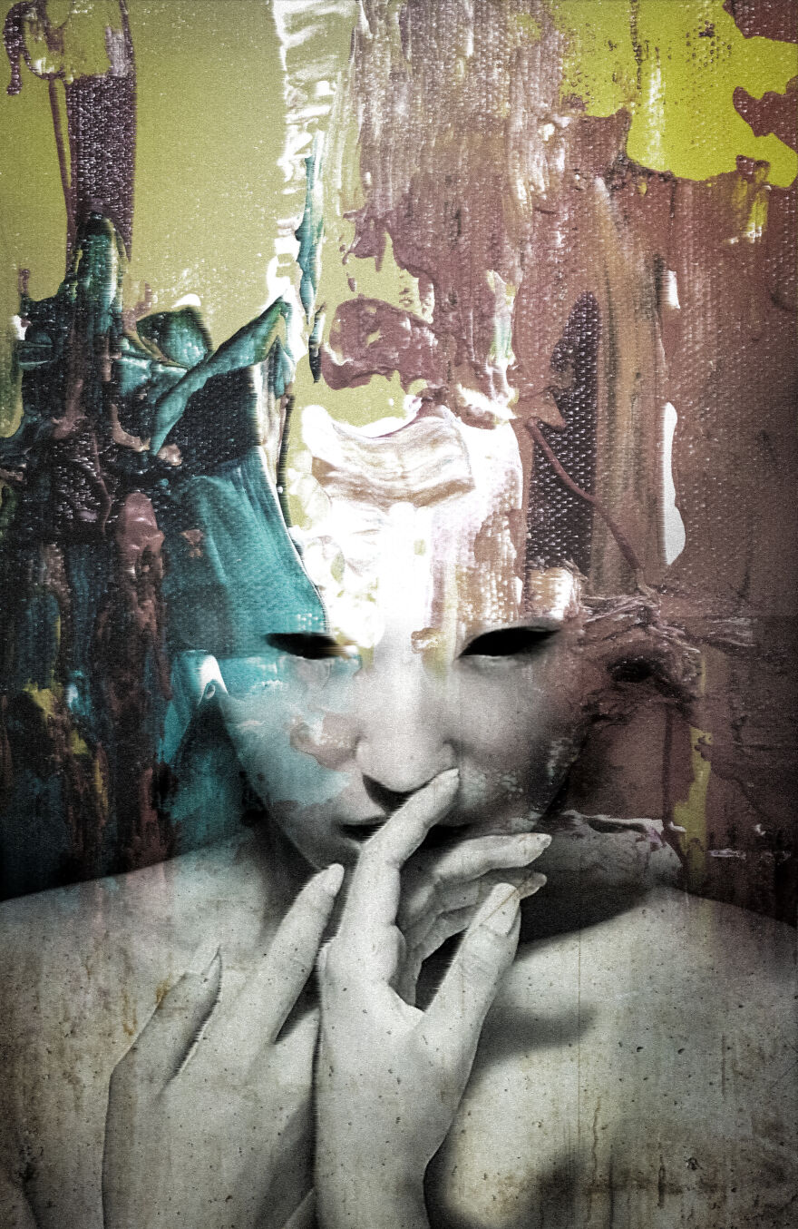 I Created This Artwork By Using My Fav Technique: Juxtaposition Of Images.