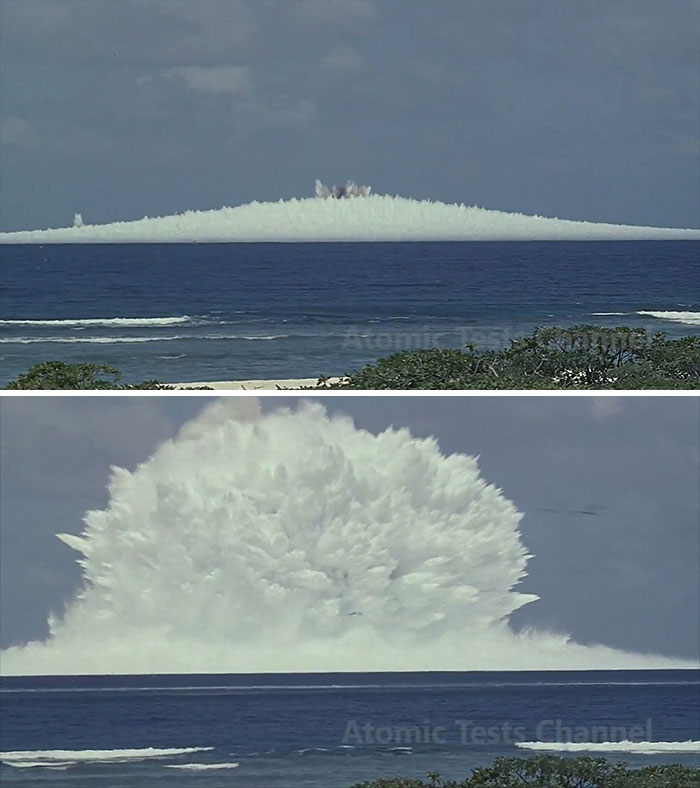Nuclear Bomb Detonating Underwater